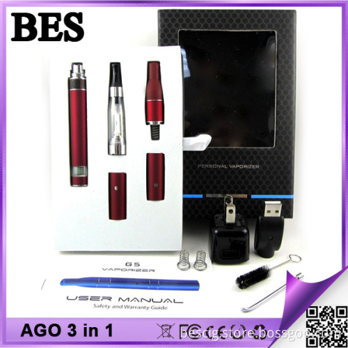 Best Selling Electronic Cigarettes Dry Herb/Wax Vaporizer Ago G5 Vaporizer in Gift Box